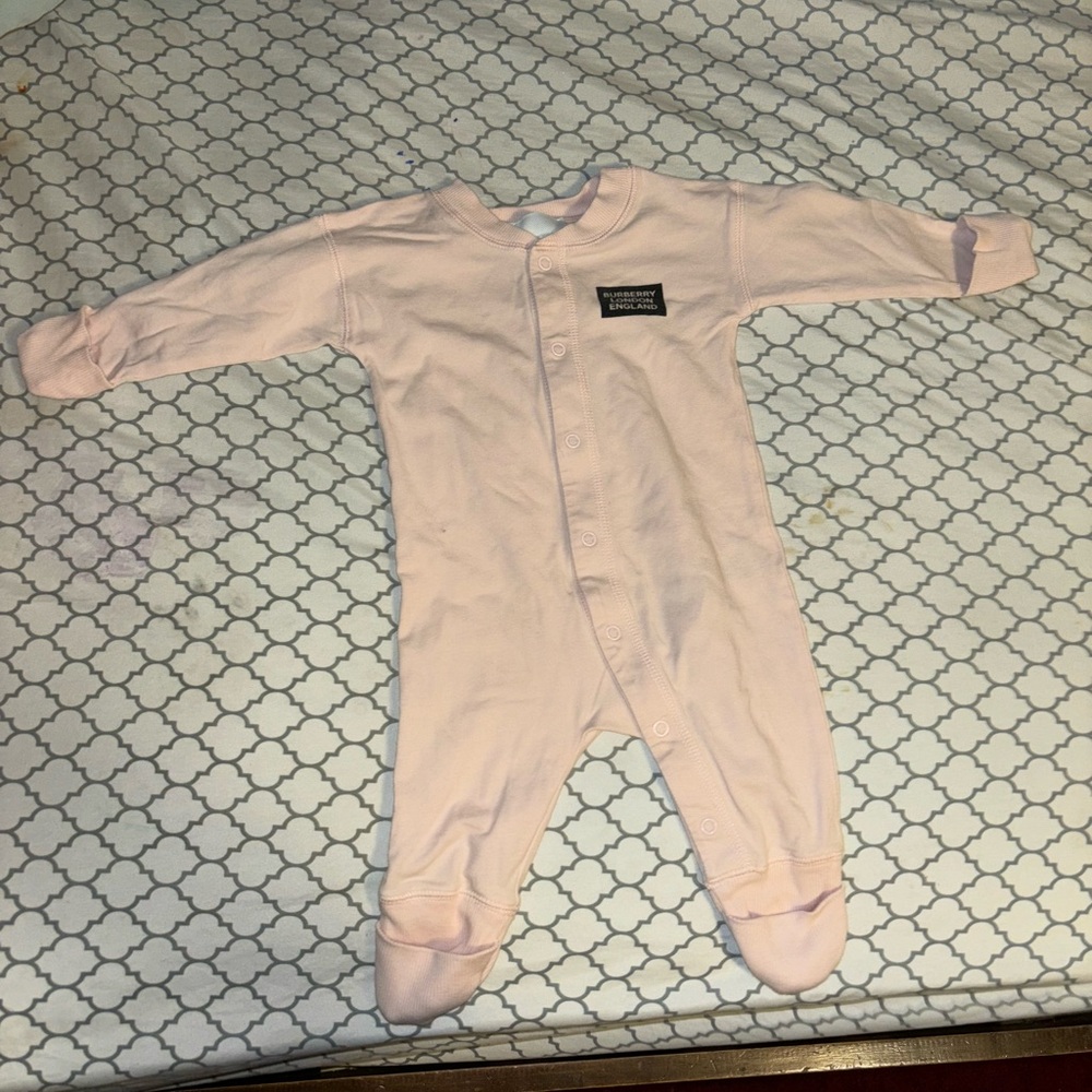 Babygirl Burberry onesie